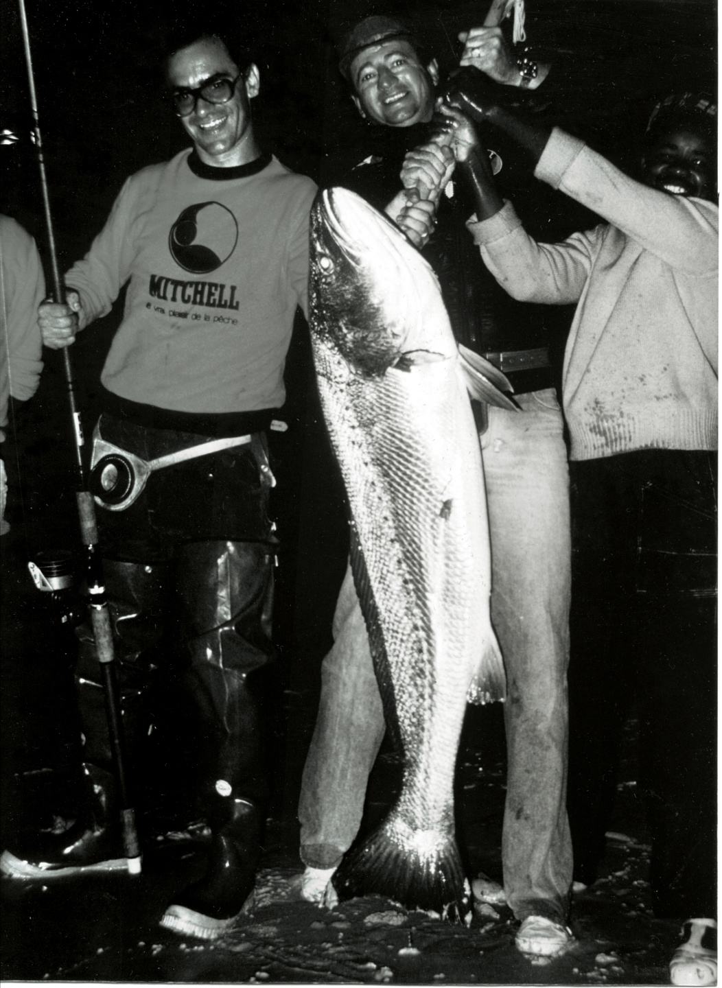 Foto storica: Sandro Meloni enorme cattura atlantica