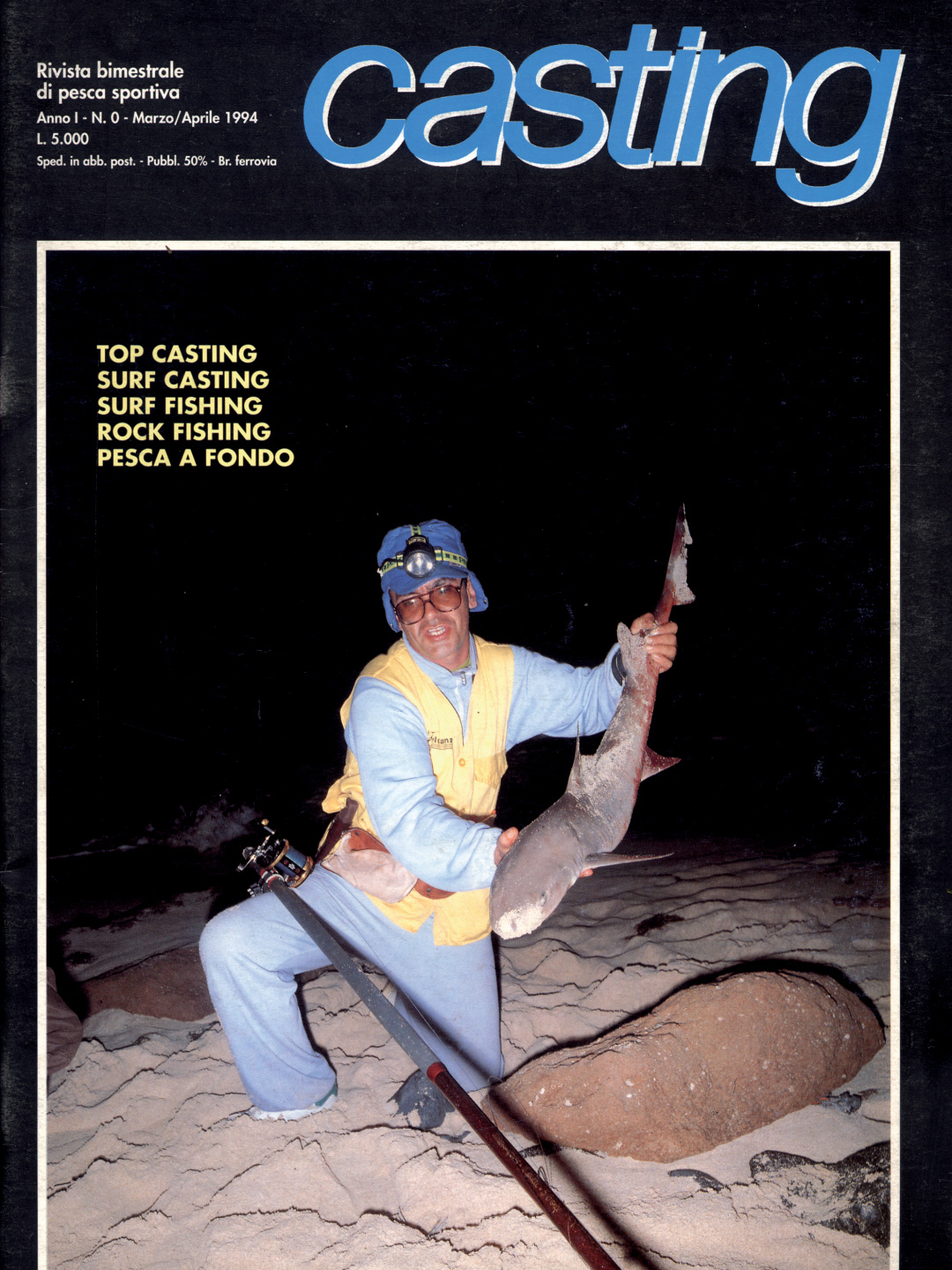 Primo numero 1994 rivista casting di Sandro Meloni